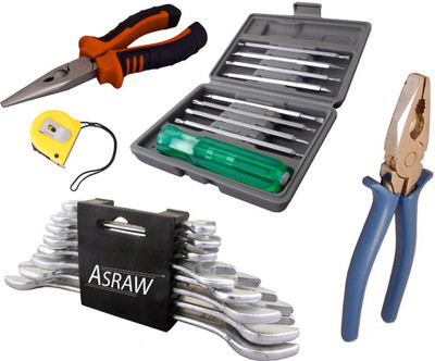 

Asraw Hand Tool Kit(13 Tools), Multicolor