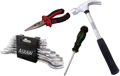

Asraw Hand Tool Kit(12 Tools), Multicolor