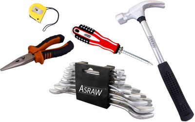 

Asraw Hand Tool Kit(13 Tools), Multicolor