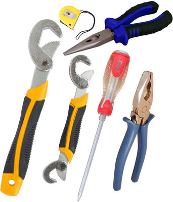

Asraw Hand Tool Kit(6 Tools), Multicolor