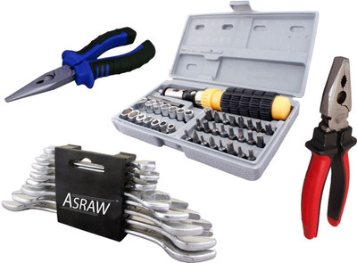 

Asraw Hand Tool Kit(12 Tools), Multicolor