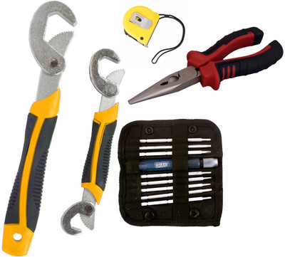 

Asraw Hand Tool Kit(5 Tools), Multicolor
