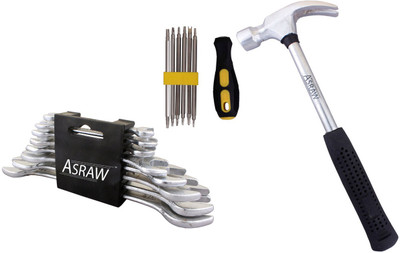 

Asraw Hand Tool Kit(11 Tools), Multicolor