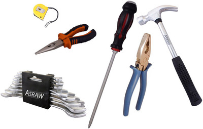 

Asraw Hand Tool Kit(14 Tools), Multicolor