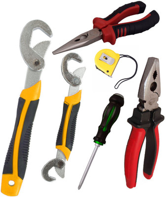 

Asraw Hand Tool Kit(6 Tools), Multicolor