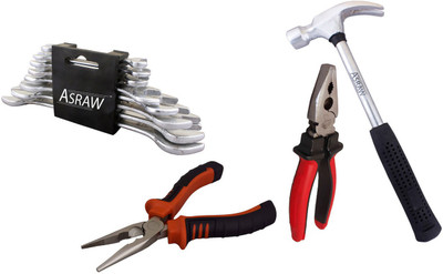 

Asraw Hand Tool Kit(12 Tools), Multicolor