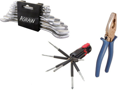

Asraw Hand Tool Kit(11 Tools), Multicolor