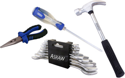 

Asraw Hand Tool Kit(12 Tools), Multicolor