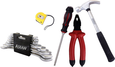 

Asraw Hand Tool Kit(13 Tools), Multicolor