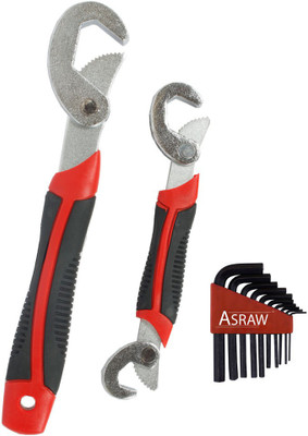 

Asraw Snap N Grip & Allen key Hand Tool Kit(2 Tools), Multicolor