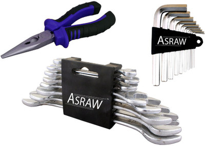 

Asraw Hand Tool Kit(11 Tools), Multicolor