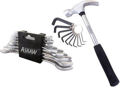 

Asraw Hand Tool Kit(11 Tools), Multicolor