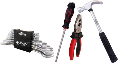 

Asraw Hand Tool Kit(12 Tools), Multicolor