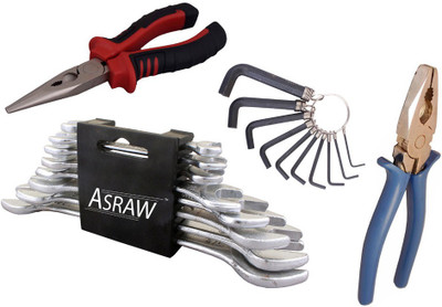 

Asraw Hand Tool Kit(12 Tools), Multicolor