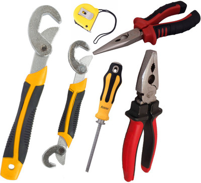 

Asraw Hand Tool Kit(6 Tools), Multicolor