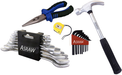

Asraw Hand Tool Kit(13 Tools), Multicolor