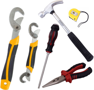 

Asraw Hand Tool Kit(6 Tools), Multicolor