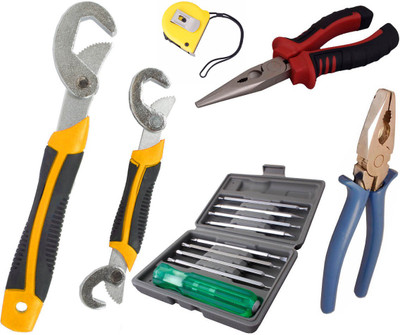

Asraw Hand Tool Kit(6 Tools), Multicolor
