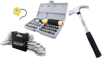 

Asraw Hand Tool Kit(12 Tools), Multicolor