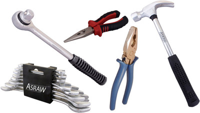 

Asraw Hand Tool Kit(13 Tools), Multicolor