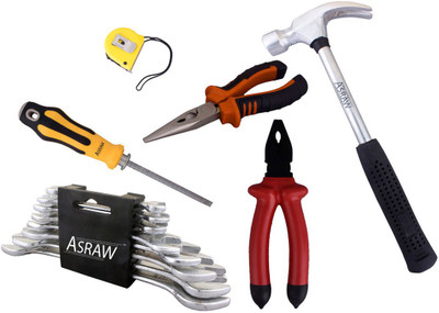 

Asraw Hand Tool Kit(14 Tools), Multicolor