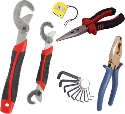 

Asraw Hand Tool Kit(6 Tools), Multicolor