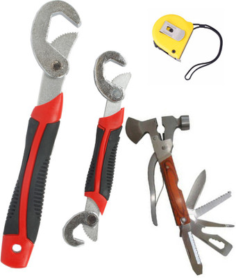 Asraw Hand Tool Kit(4 Tools), Multicolor