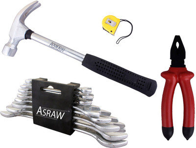 

Asraw Hand Tool Kit(12 Tools), Multicolor