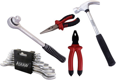 

Asraw Hand Tool Kit(13 Tools), Multicolor
