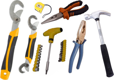 

Asraw Hand Tool Kit(7 Tools), Multicolor