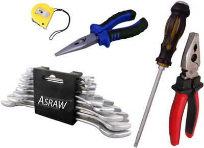 

Asraw Hand Tool Kit(13 Tools), Multicolor