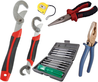 

Asraw Hand Tool Kit(6 Tools), Multicolor