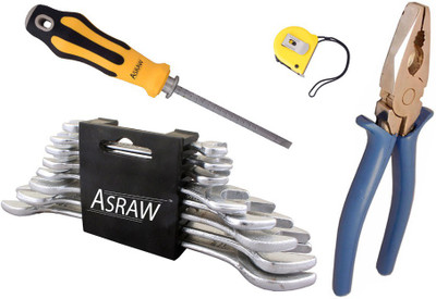 

Asraw Hand Tool Kit(12 Tools), Multicolor