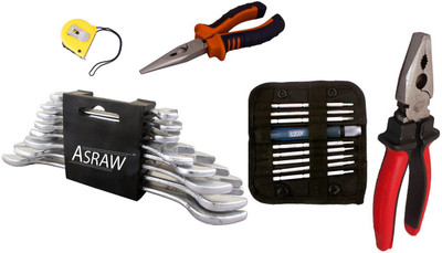 

Asraw Hand Tool Kit(13 Tools), Multicolor
