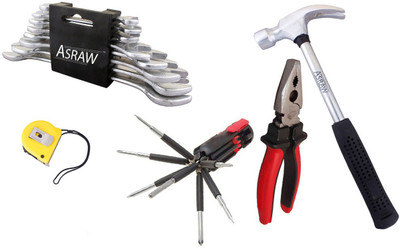 

Asraw Hand Tool Kit(13 Tools), Multicolor