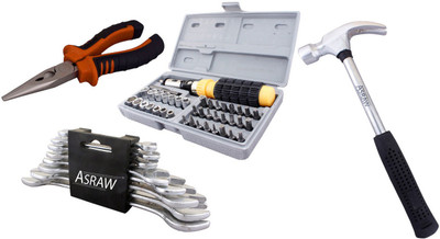

Asraw Hand Tool Kit(12 Tools), Multicolor