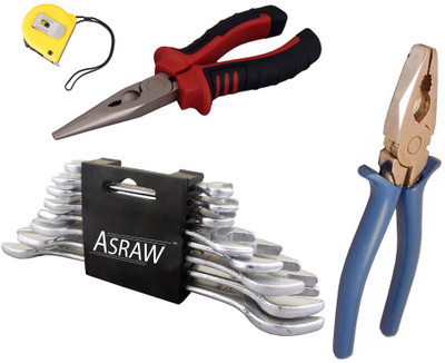 

Asraw Hand Tool Kit(12 Tools), Multicolor