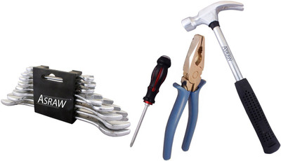 

Asraw Hand Tool Kit(12 Tools), Multicolor
