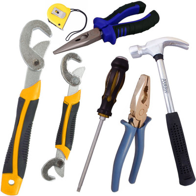 

Asraw Hand Tool Kit(7 Tools), Multicolor