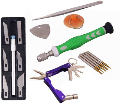 

Asraw Hand Tool Kit(6 Tools), Green