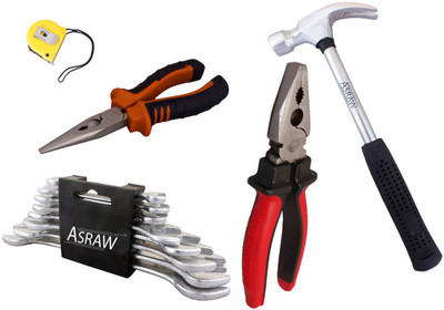 Asraw Hand Tool Kit(13 Tools), Multicolor