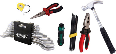 

Asraw Hand Tool Kit(14 Tools), Multicolor