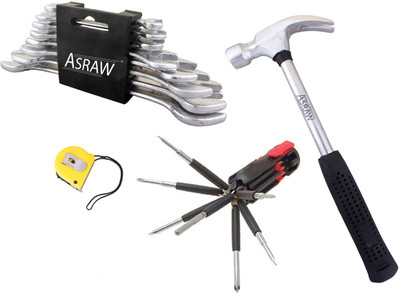 

Asraw Hand Tool Kit(12 Tools), Multicolor