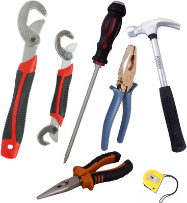

Asraw Hand Tool Kit(7 Tools), Multicolor