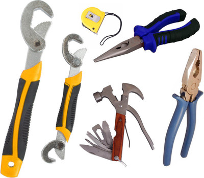 

Asraw Hand Tool Kit(6 Tools), Multicolor