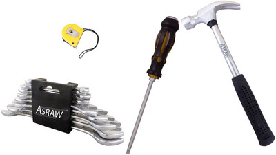 

Asraw Hand Tool Kit(12 Tools), Multicolor