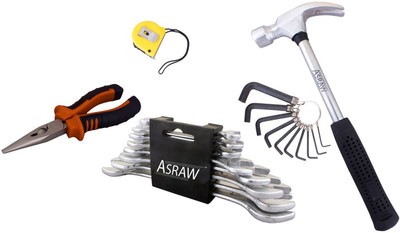 

Asraw Hand Tool Kit(13 Tools), Multicolor