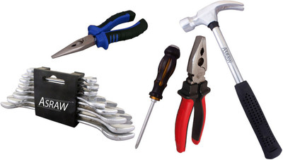 

Asraw Hand Tool Kit(13 Tools), Multicolor
