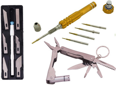 

Asraw Hand Tool Kit(3 Tools), Golden