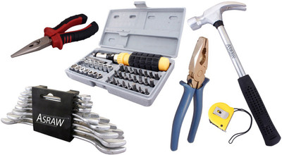 

Asraw Hand Tool Kit(14 Tools), Multicolor